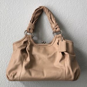 Coach Shoulder Bag in Nude w/ dust bag.